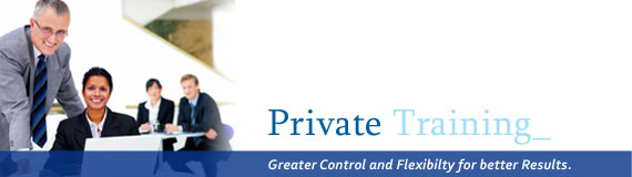 private training banner